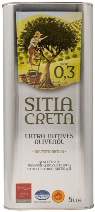 SITIA Ekstradevičansko hladno ceđeno maslinovo ulje 5L